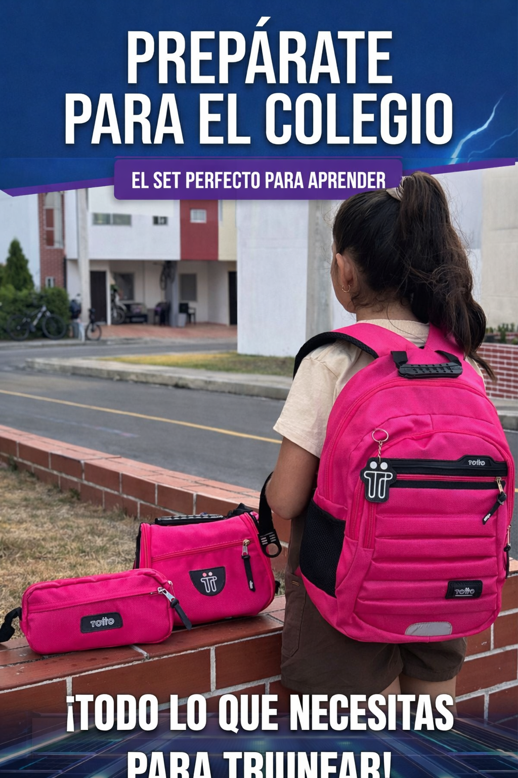 LLEGÓ EL KIT COLEGIAL MORRAL + LONCHERA TERMICA + CARTUCHERA!