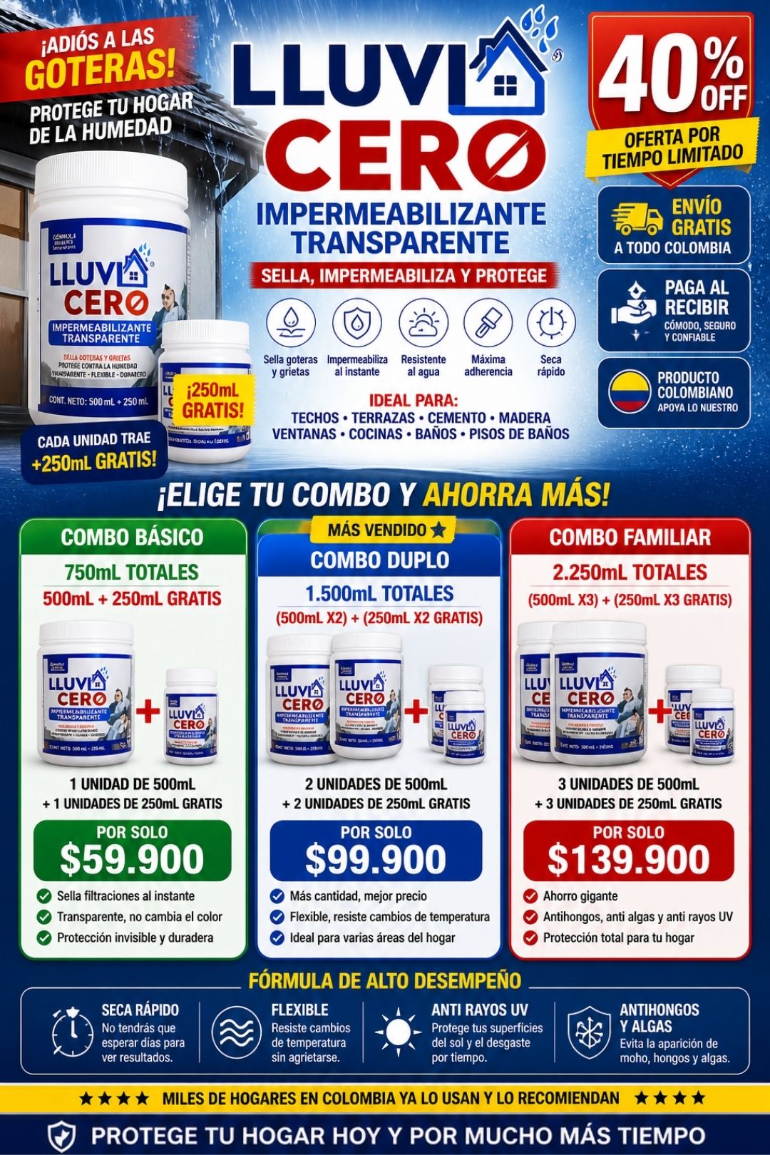 IMPERMEABILIZANTE INVISIBLE MÁGICO 500 mL + GRATIS 250 mL