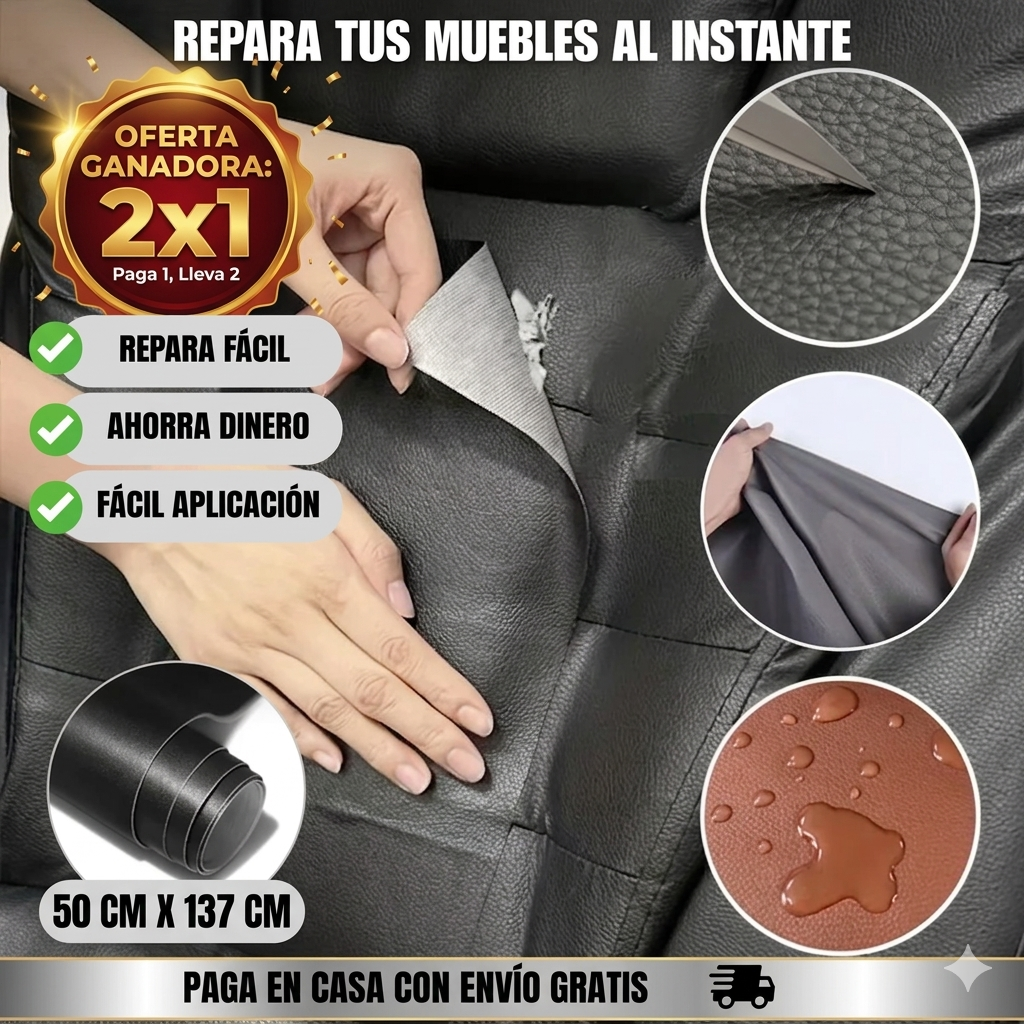 OFERTA 2X1 | Rollo Adhesivo de Reparador (50 CM X 137 CM) | OFERTA