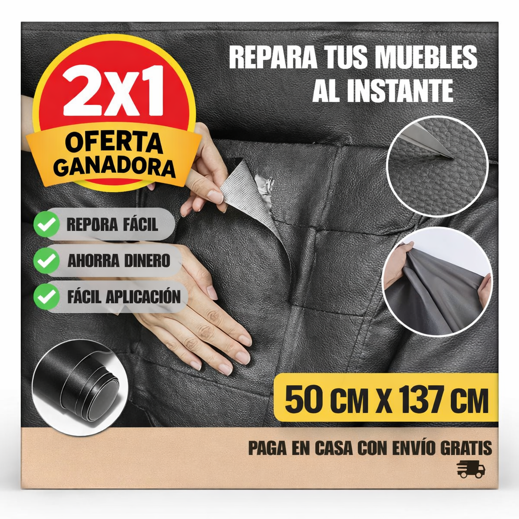 OFERTA 2X1 | Rollo Adhesivo de Reparador (50 CM X 137 CM) | OFERTA